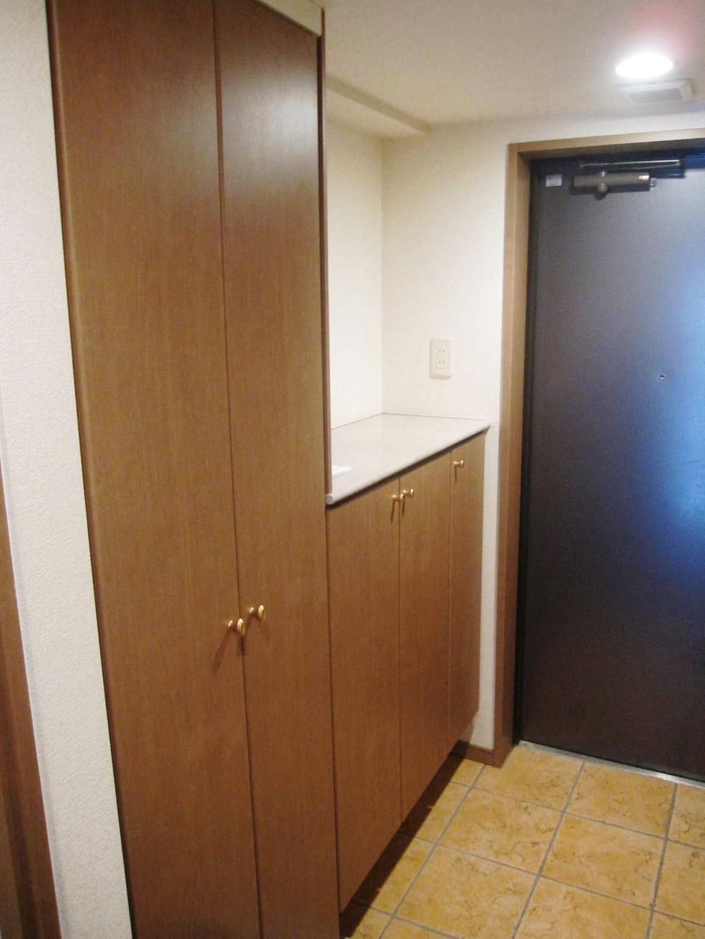 Entrance. Entrance is also abundant storage space.