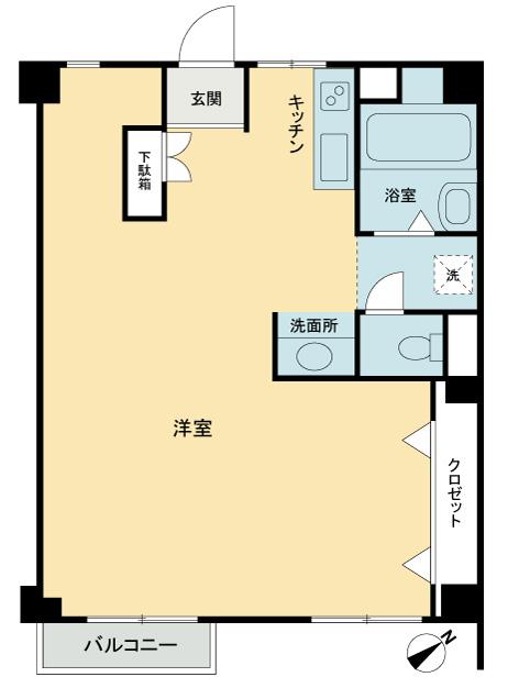 Floor plan. Price 13.8 million yen, Occupied area 53.53 sq m , Balcony area 1.11 sq m floor plan