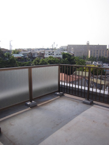View. Spacious roof balcony