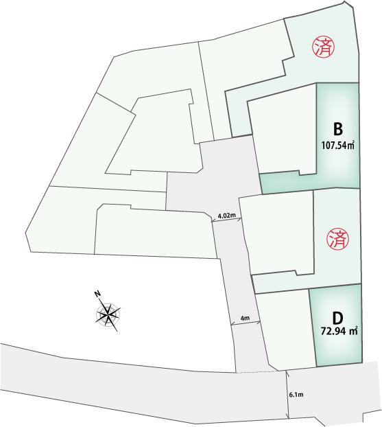 Compartment figure. 46,800,000 yen, 3LDK, Land area 72.94 sq m , Building area 120.23 sq m