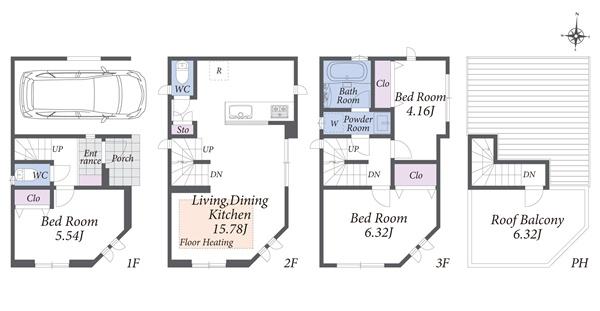 Floor plan. Floor plan B Building