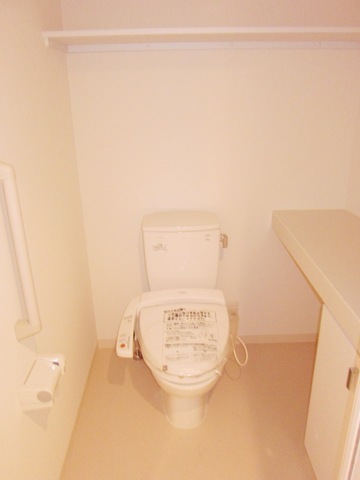 Toilet. Of course with hot water cleaning toilet seat function