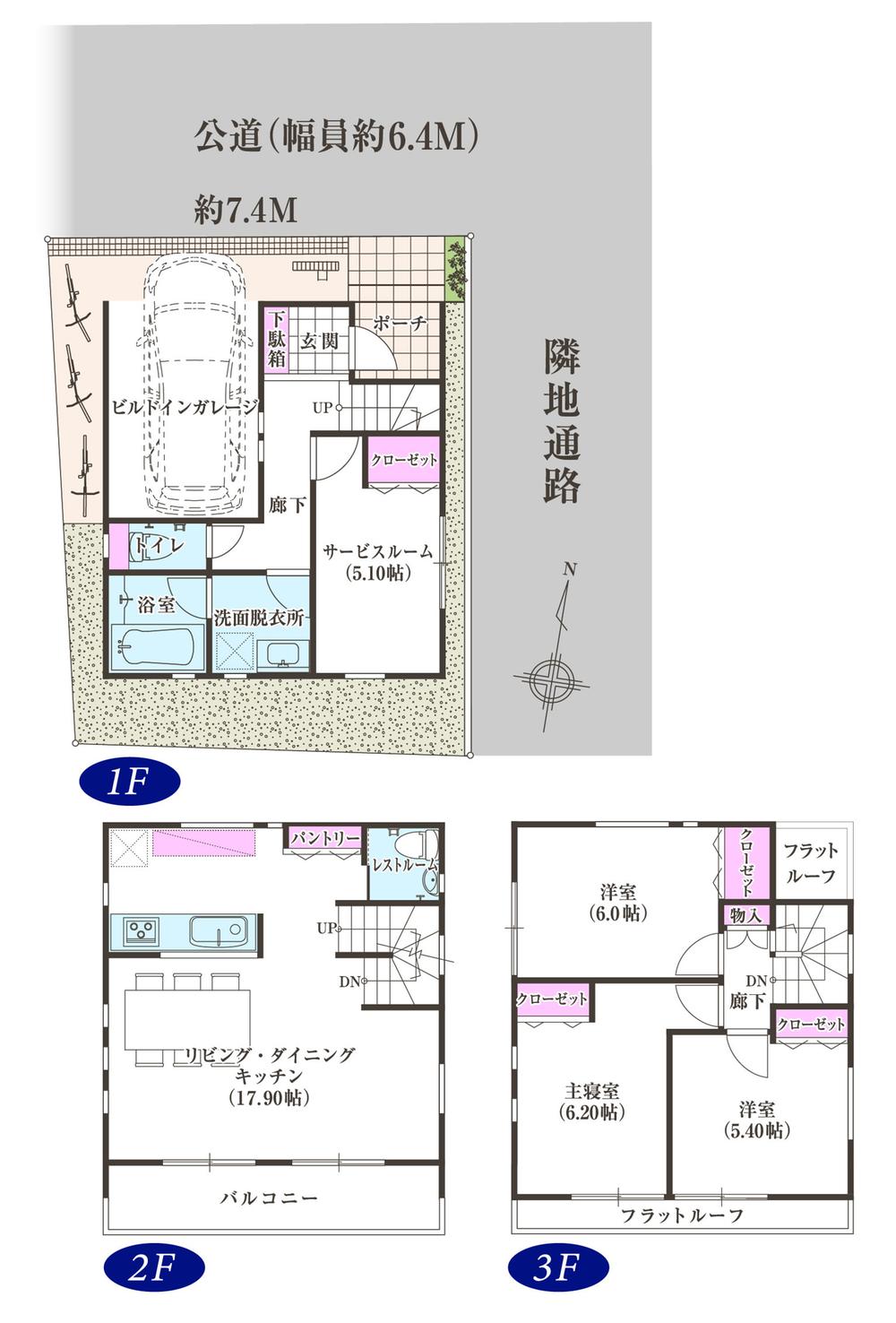Floor plan. 38,800,000 yen, 4LDK, Land area 64.84 sq m , Building area 108.23 sq m floor plan