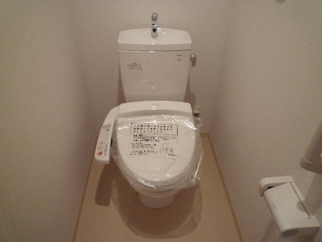 Toilet. Of course with hot water cleaning toilet seat function