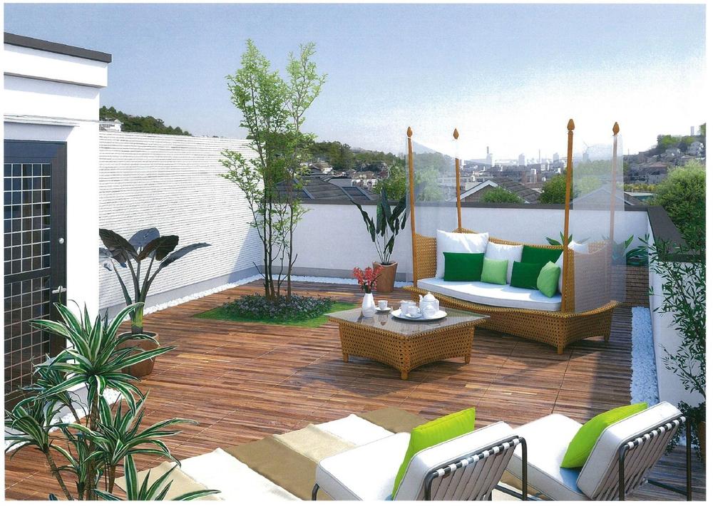 Other. Rooftop Sky Deck overlooking the city block. Order system to choose from three patterns