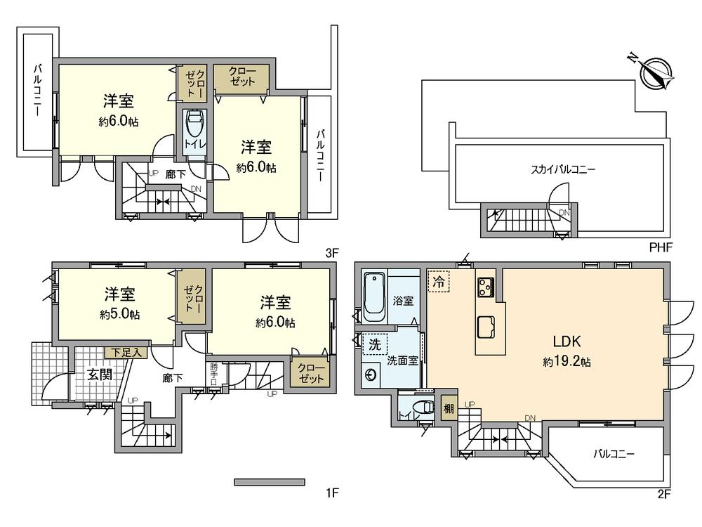 Floor plan. Drugstore until Smile wisteria shop 417m wisteria within walking distance of the shopping street! Convenient facilities equipped to life not only the drugstore. 