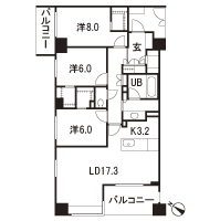 Floor: 3LD ・ K + 3WIC + SIC, the occupied area: 95.47 sq m, Price: TBD