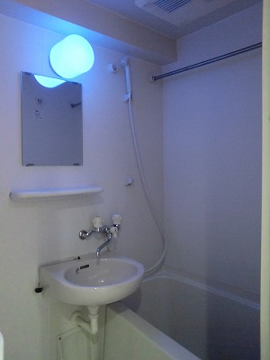 Bath. With bathroom dryer