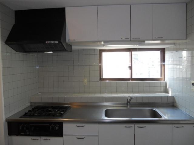 Kitchen. There is a window, You can ventilation