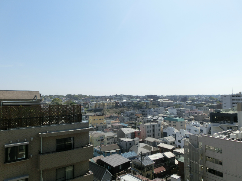 Balcony. View of the top floor