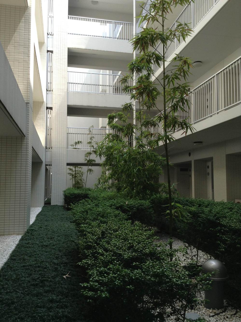 Other common areas. Space is to settle down if there is green even in the courtyard of the site.