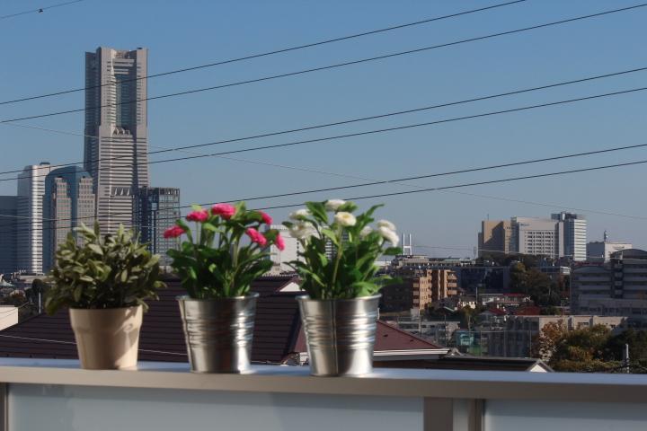 View photos from the dwelling unit. View from the southeast-facing balcony. Landmark Tower can be seen clearly in a sunny day.
