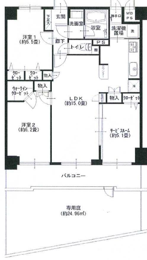 Floor plan. 2LDK + S (storeroom), Price 27,900,000 yen, Footprint 70.2 sq m , Balcony area 11.22 sq m site (November 2013) Shooting