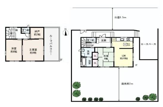 Floor plan. 39,800,000 yen, 3LDK+S, Land area 193.36 sq m , Building area 81.89 sq m