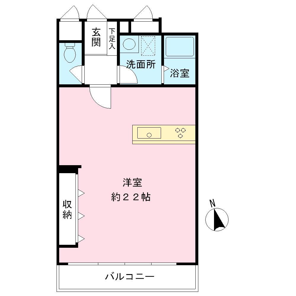 Floor plan. Price 18.9 million yen, Occupied area 50.57 sq m , Balcony area 5.4 sq m simple Mato