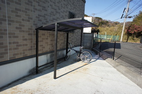 Building appearance. Bicycle-parking space