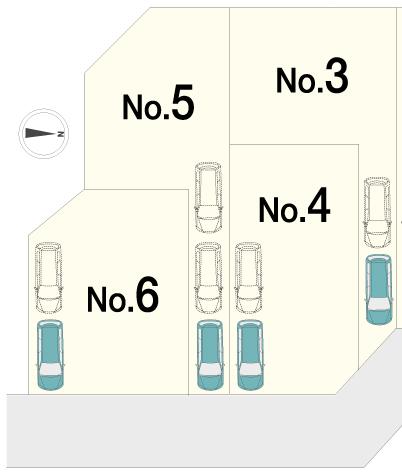 Compartment figure. 32,800,000 yen, 4LDK, Land area 135 sq m , There are two building area 98.74 sq m car space