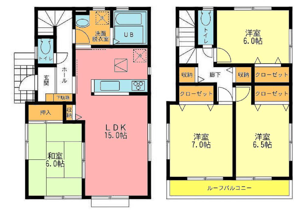Floor plan. (1), Price 35,800,000 yen, 4LDK, Land area 100.02 sq m , Building area 98.12 sq m