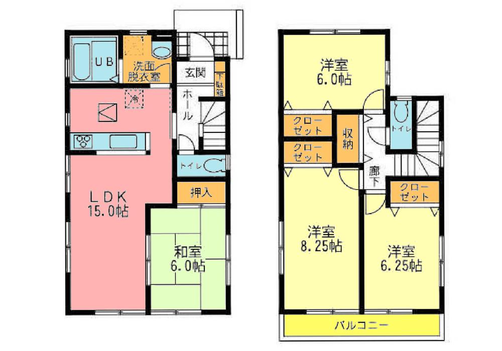 Floor plan. (7), Price 34,800,000 yen, 4LDK, Land area 103.78 sq m , Building area 98.54 sq m