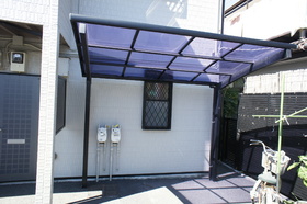 Building appearance. Bicycle-parking space