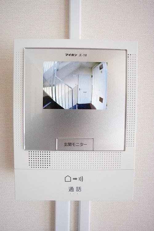Security equipment. You can see the image on a TV monitor Hong!