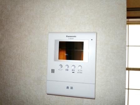 Security. TV intercom mounting