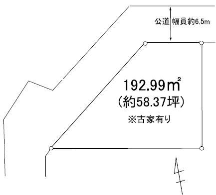 Compartment figure. Land price 37,800,000 yen, Land area 192.99 sq m
