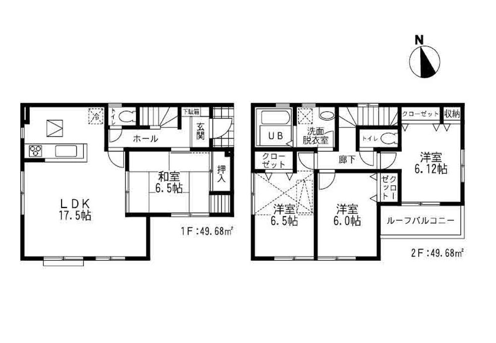 Floor plan. (3), Price 31,800,000 yen, 4LDK, Land area 92.01 sq m , Building area 99.36 sq m