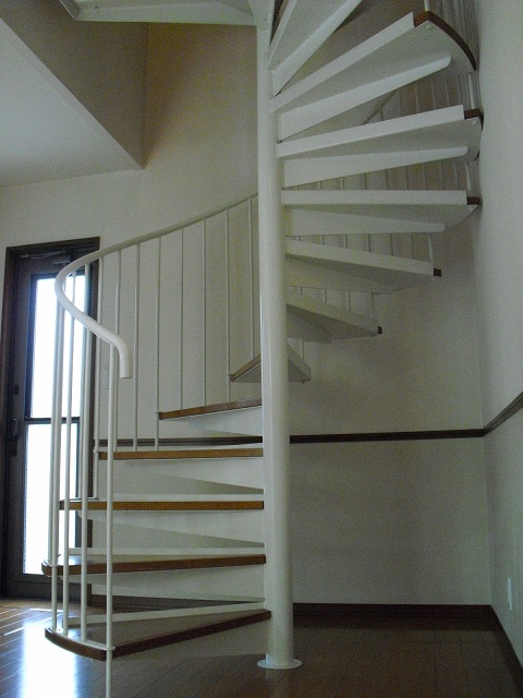 Other Equipment. Stylish spiral staircase