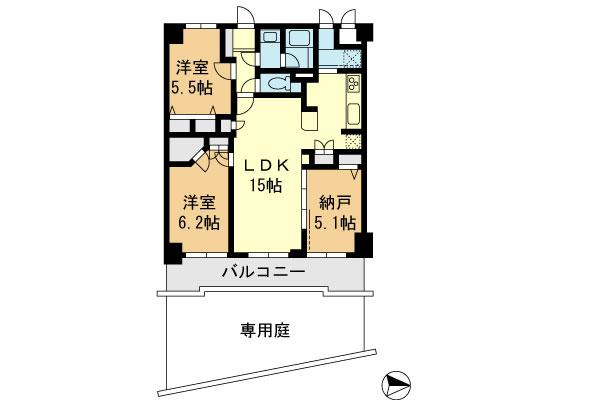 Floor plan. 2LDK+S, Price 27,900,000 yen, Footprint 70.2 sq m , Balcony area 11.22 sq m
