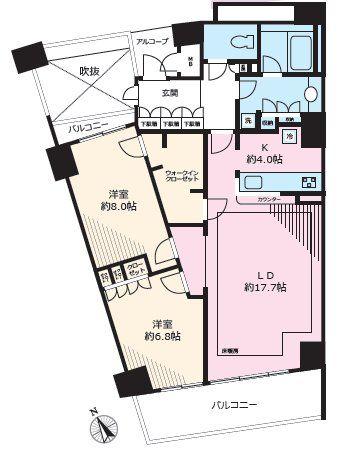 Floor plan. 2LDK+S, Price 22.5 million yen, Occupied area 86.23 sq m , Balcony area 12.85 sq m floor plan