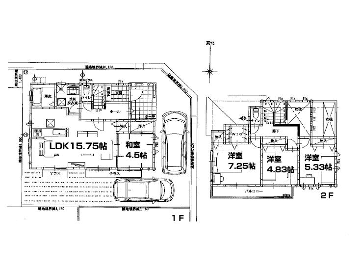 Floor plan. (22), Price 36,958,000 yen, 4LDK, Land area 125.69 sq m , Building area 95.85 sq m