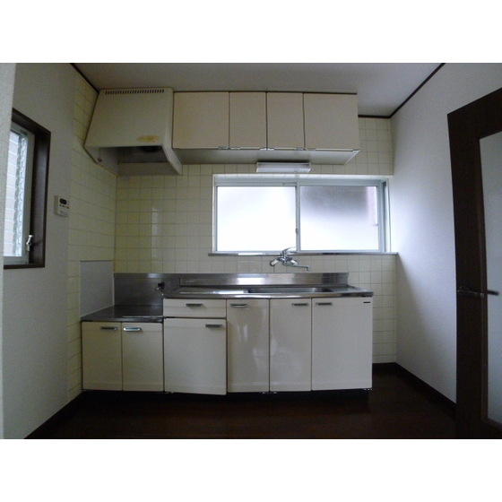 Kitchen. Is there is a window bright and easy to work on the front.