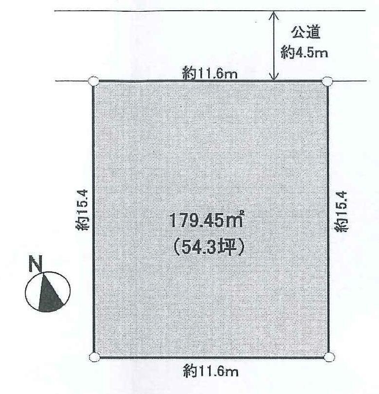 Compartment figure. Land price 32,800,000 yen, Land area 179.45 sq m