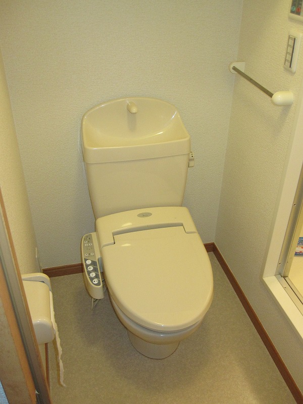 Toilet. With warm water washing toilet seat