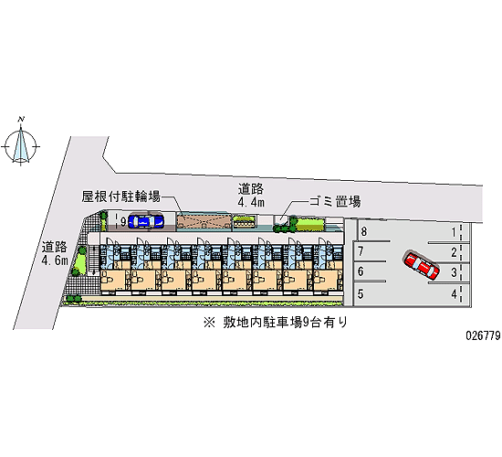 Nearby parking floor plan