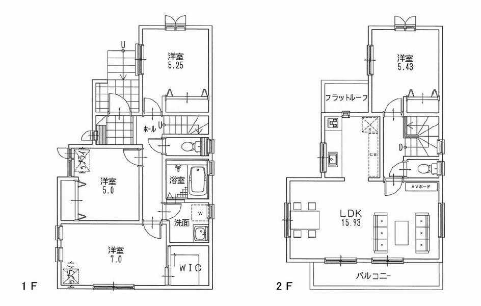 Floor plan. (D Building), Price 39,800,000 yen, 4LDK+S, Land area 100.01 sq m , Building area 91.62 sq m