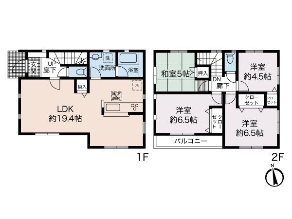 Other. 5 Building floor plan ・ Site area of ​​about 55 square meters!