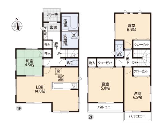 Floor plan. 35,800,000 yen, 4LDK, Land area 100.1 sq m , Building area 94.77 sq m floor plan