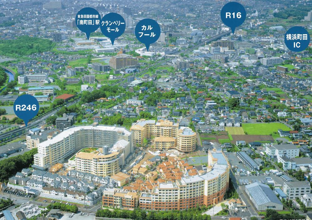 Local appearance photo. Living environment to see from the mark Springs whole photo