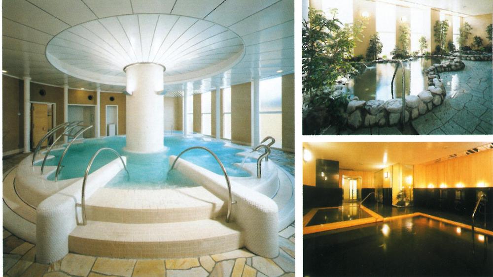 Other common areas. Rock bath in a natural hot spring, Enjoy the cypress bath. Popular Bade pool in health and beauty.