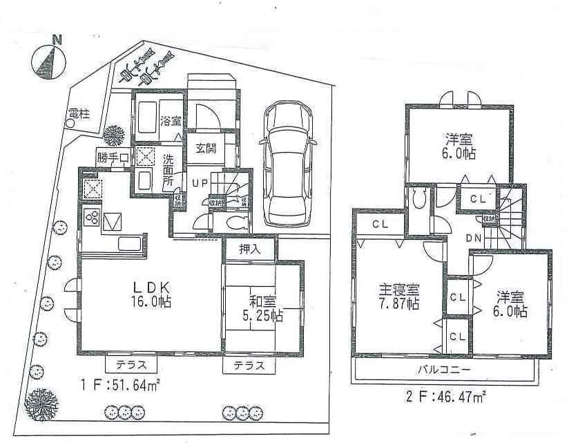 Floor plan. 46,950,000 yen, 4LDK, Land area 125.48 sq m , Building area 98.11 sq m