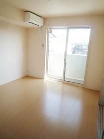 Living and room. Living room with air conditioning