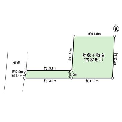 Compartment figure. Site area of ​​about 50 square meters