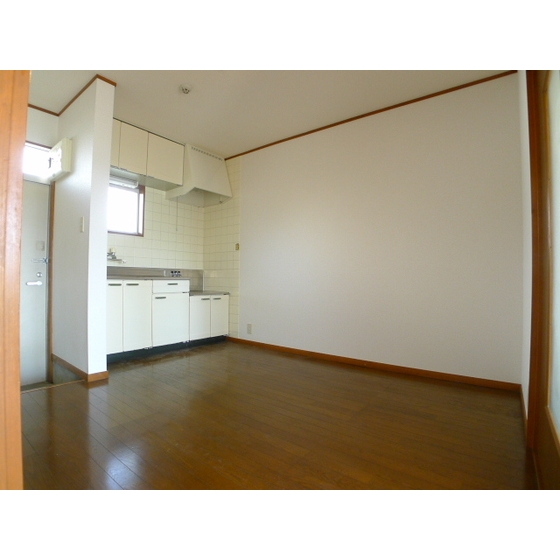 Living and room. Table is also put dining kitchen.