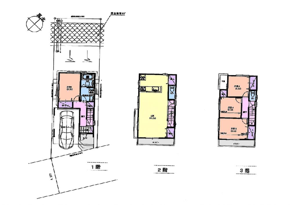 Floor plan. 28,900,000 yen, 4LDK, Land area 97.49 sq m , Building area 98.82 sq m