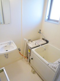 Bath. Convenient window with the bath in the ventilation