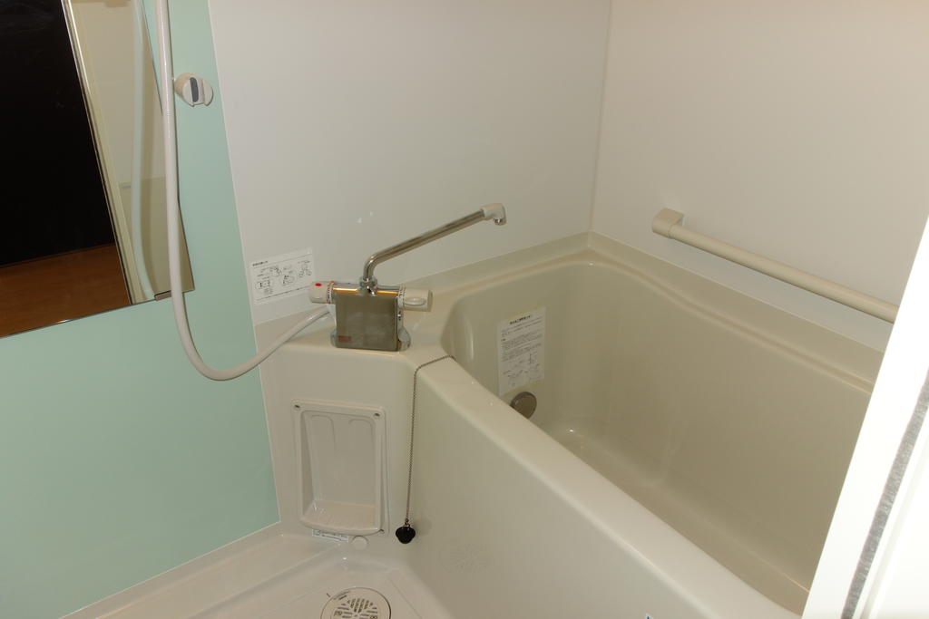 Bath. With bathroom dryer