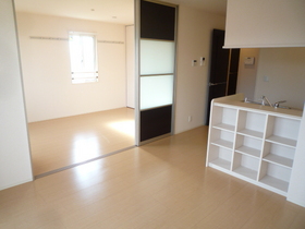 Living and room. Spacious feeling up if you open the sliding door