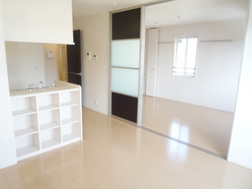 Living and room. Spacious feeling up if you open the sliding door